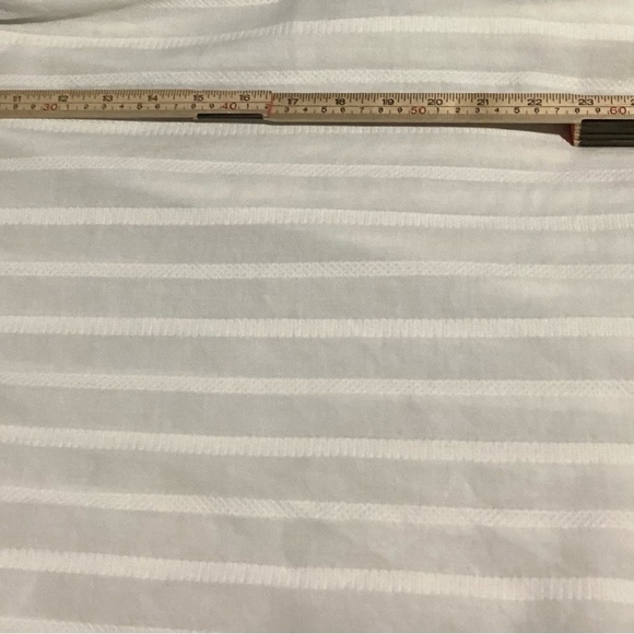 Sigrid Olsen Signature Embroidered Cotton Blouse Large NWT flaw inside shoulder - Picture 8 of 9